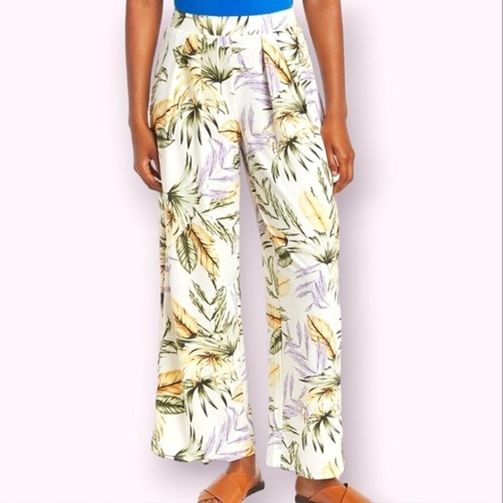 Philosophy Flowy Stretch Pants|Floral Tropical Design|Size Medium